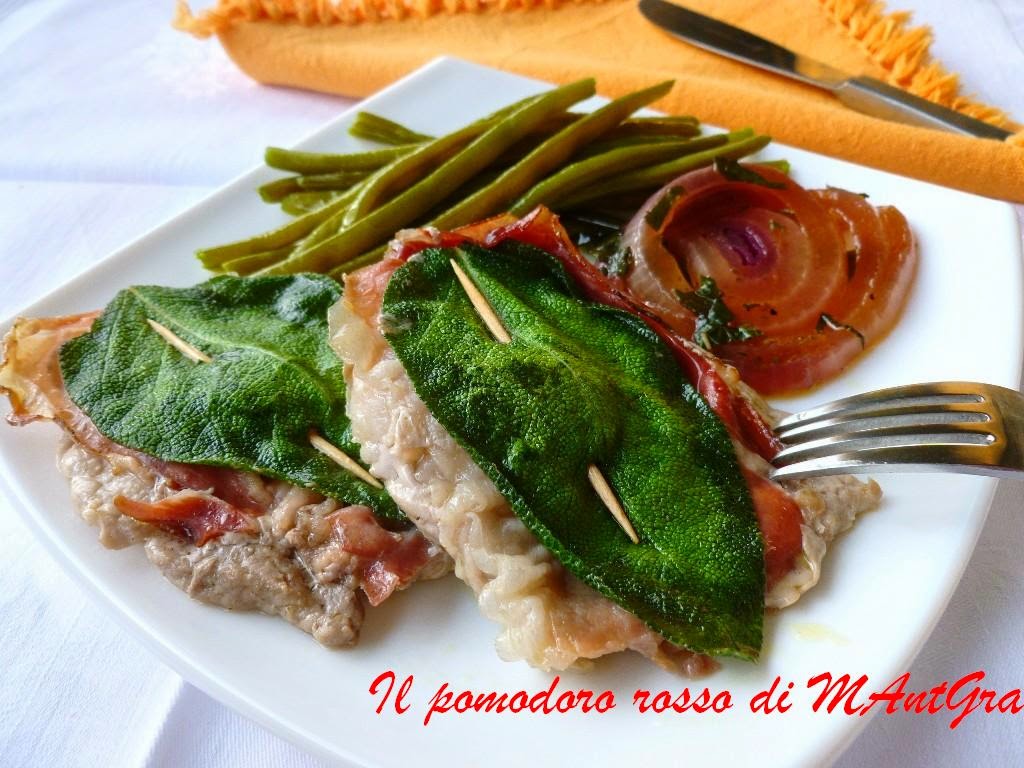 saltimbocca con lonza e speck