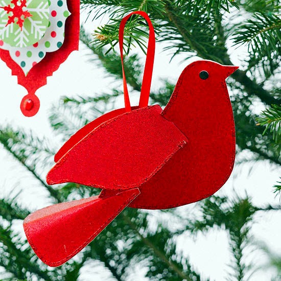 Paper craft Christmas ornament ideas