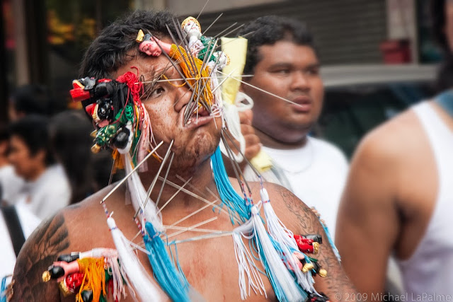Nine Emperor Gods Festival / 九皇爺 / เทศกาลกินเจ Phuket Vegetarian Festival © 2013 Michael LaPalme