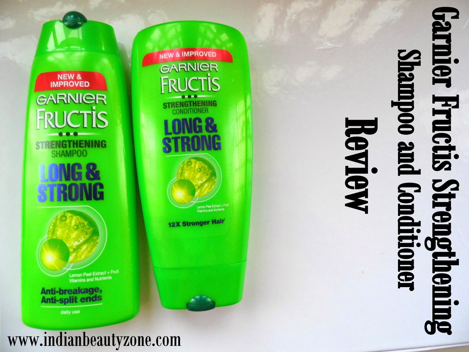 Indian Beauty Zone Garnier Fructis Strengthening Shampoo and