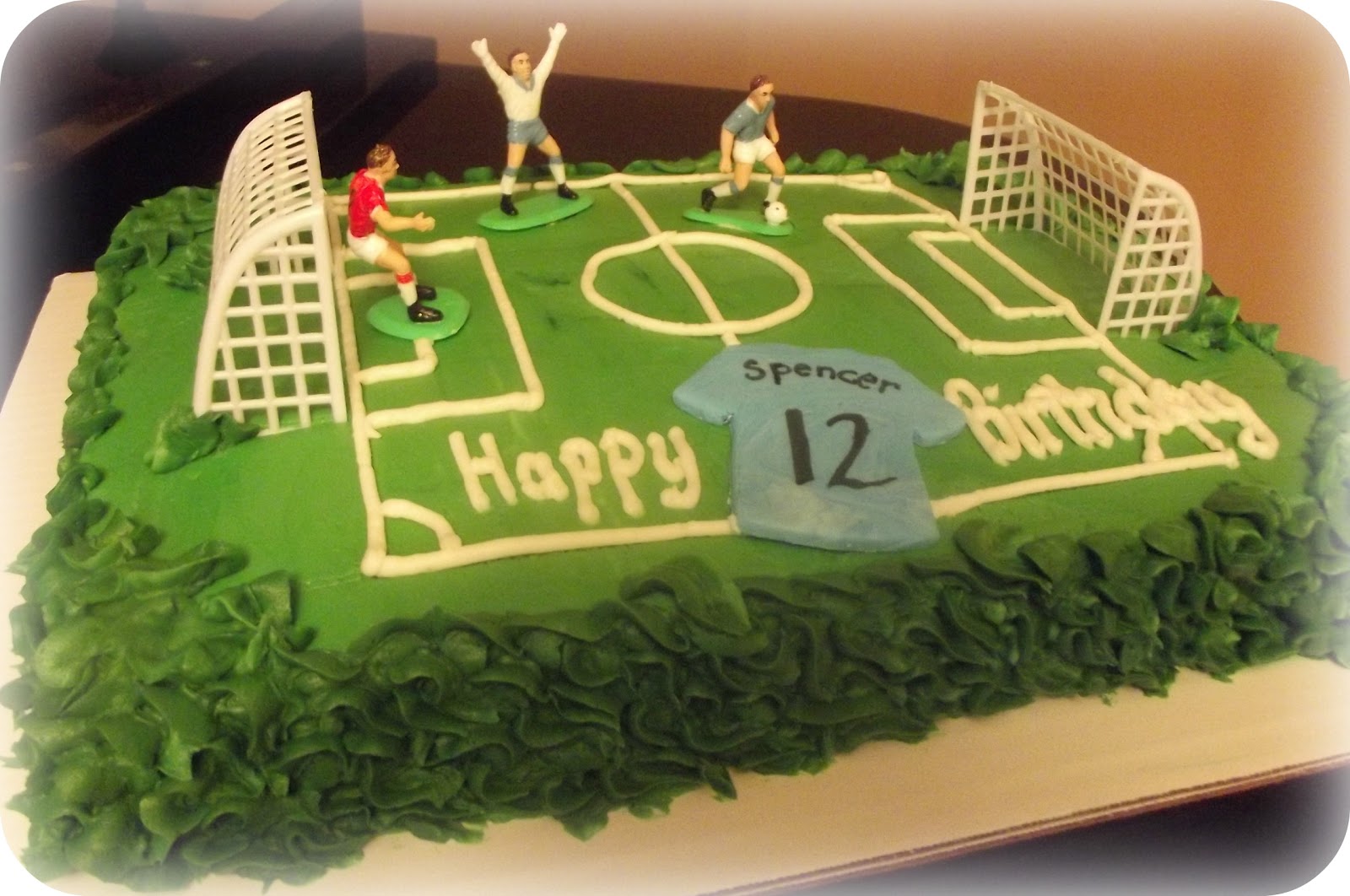 Le Mie Cose Favorites Soccer Field Cake