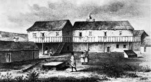 Fort Hall, Idaho in 1849
