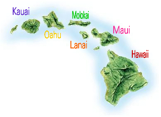 all hawaiian islands