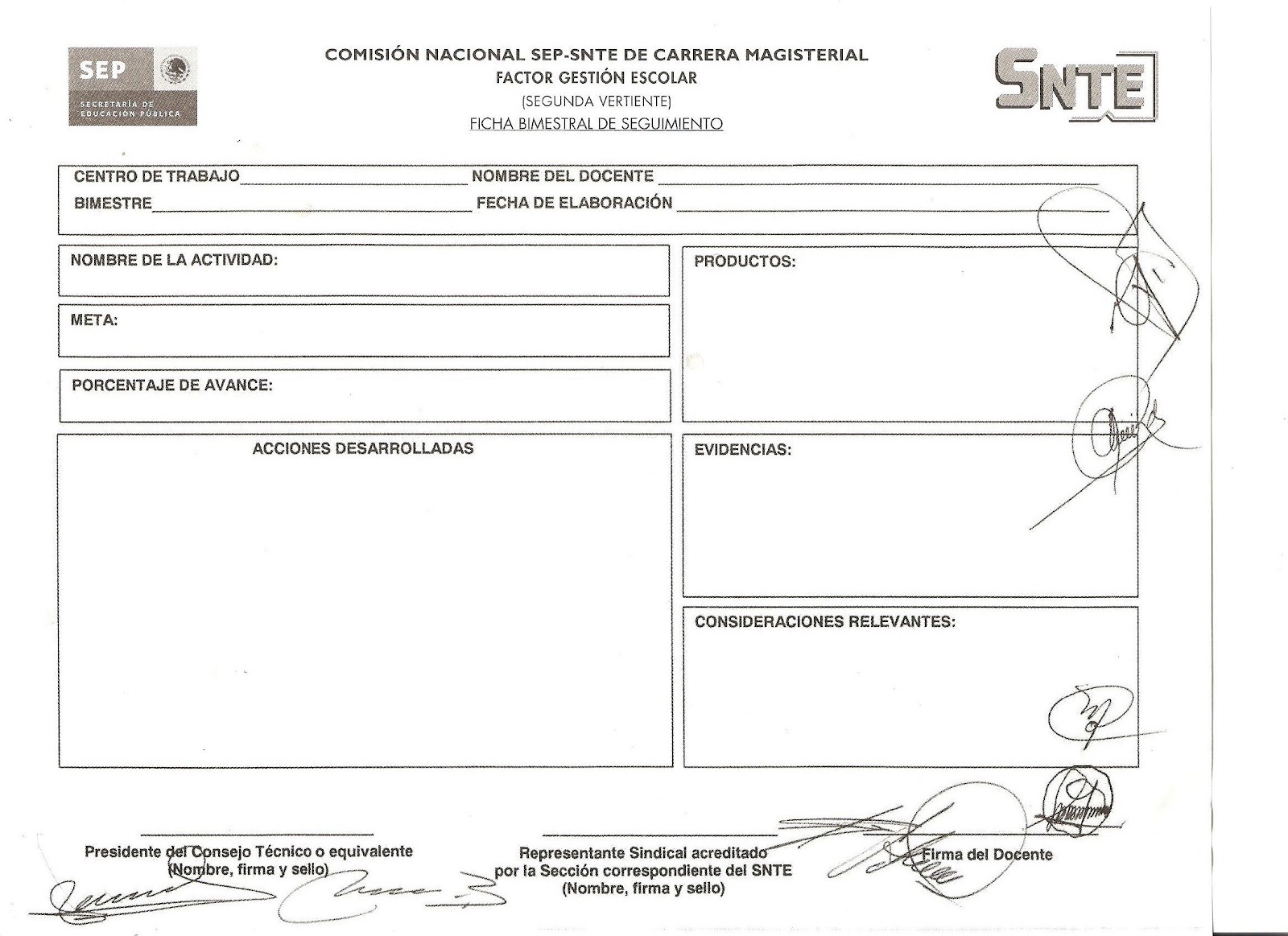 FORMATOS PARA formatos para: