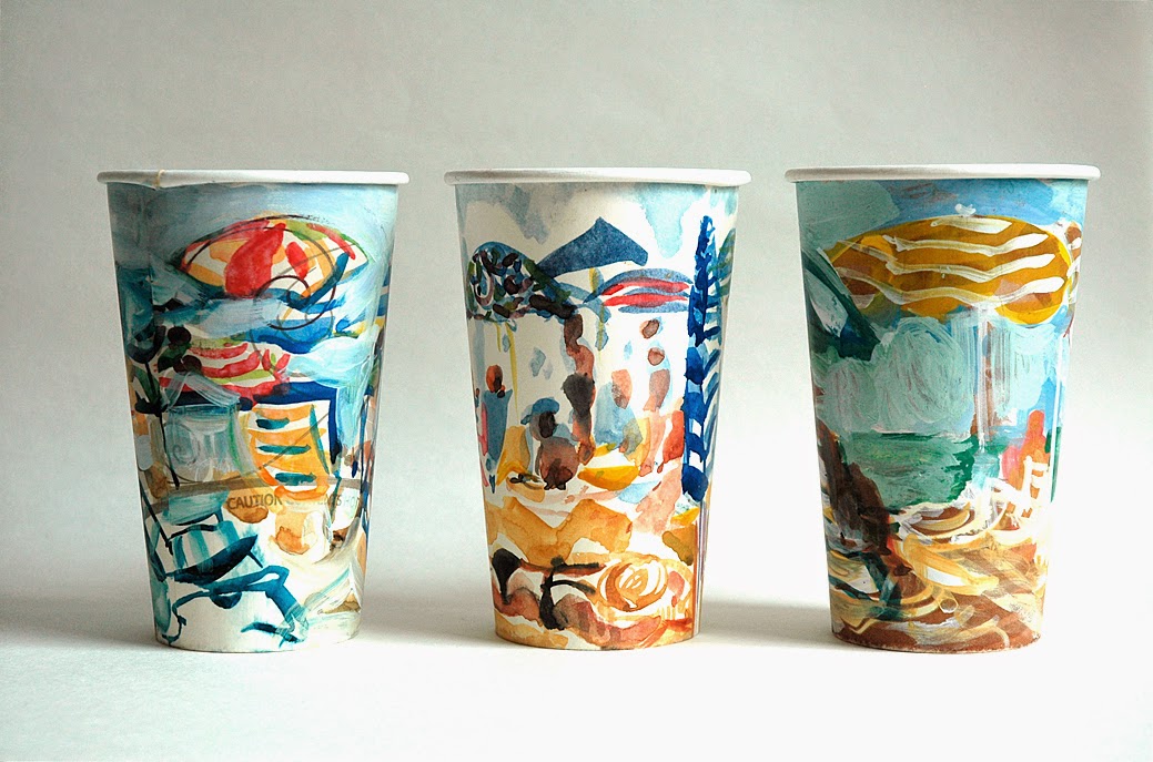 coffee cup art