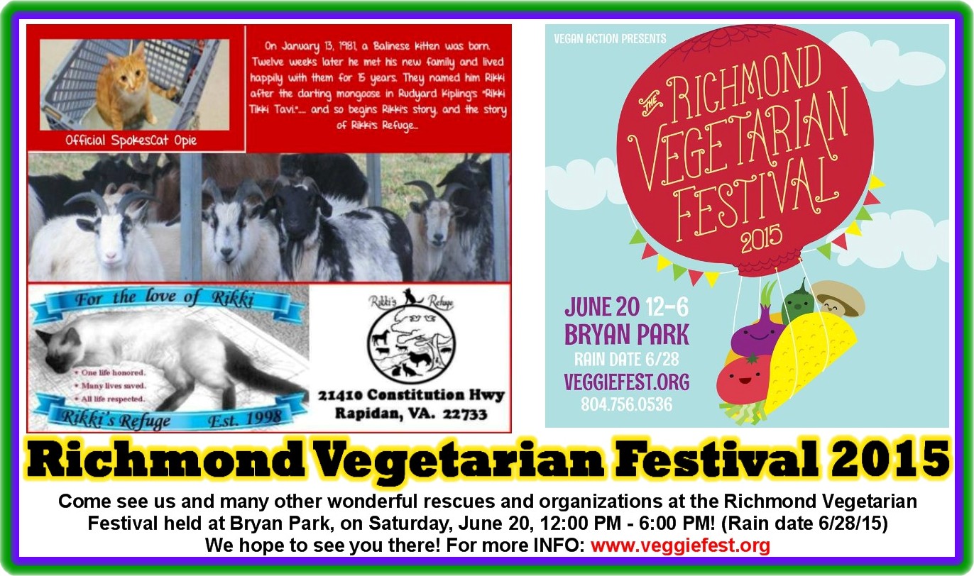 Rikki's Refuge Events for Rikki's Refuge