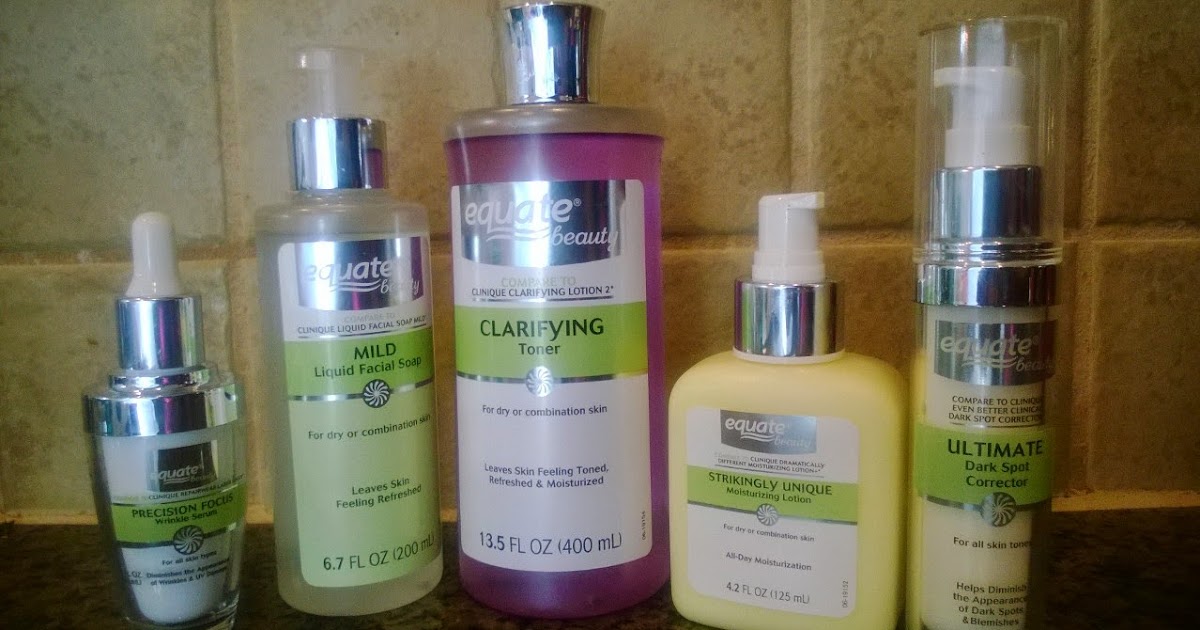 Luxury skincare products from Walmart