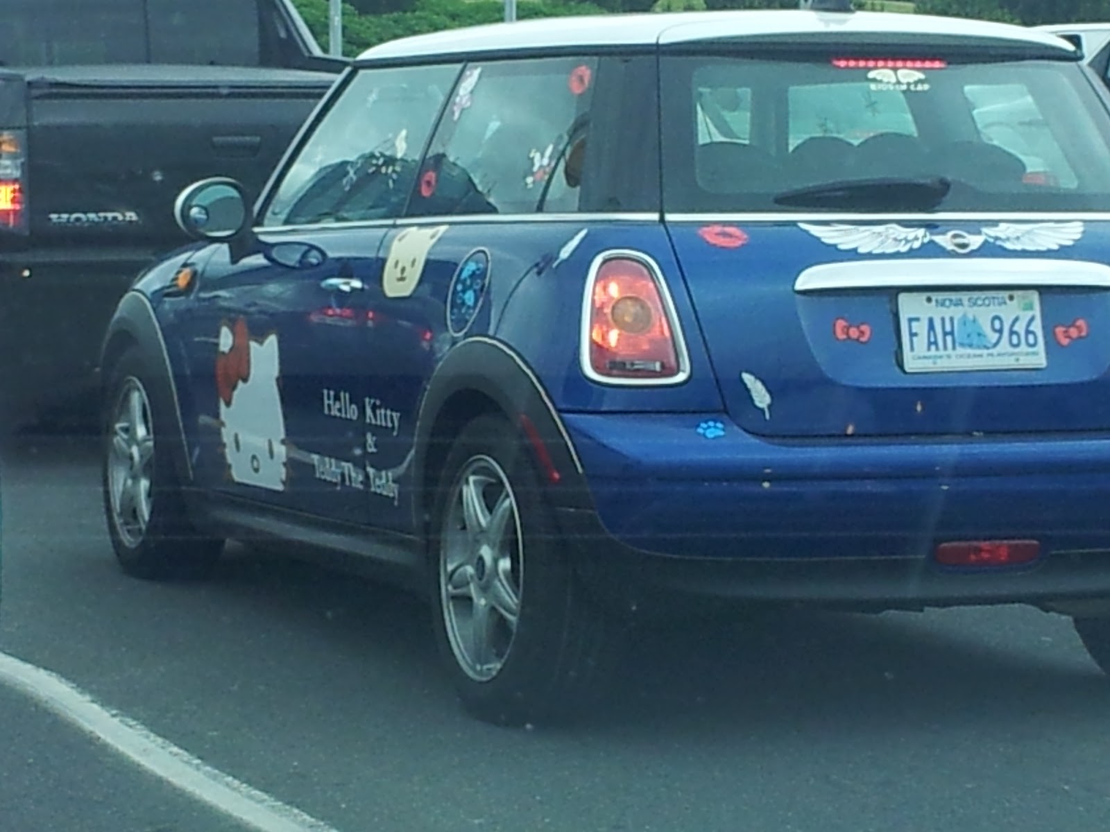 Interesting Places and Events Hello Kitty BMW Mini Cooper