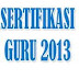 Pengumuman Sertifikasi Guru SERGUR tahun 2014