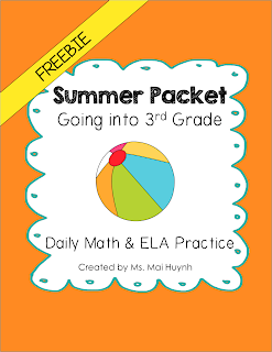 https://www.teacherspayteachers.com/Product/Freebie-Summer-Packet-Going-into-3rd-Grade-1256826