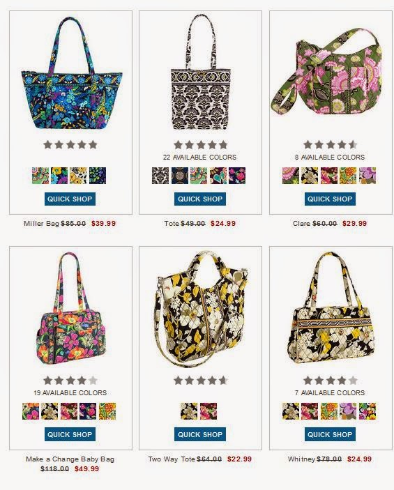 My Great Challenge Outlet Sale at Vera Bradley Ends 10/29/14