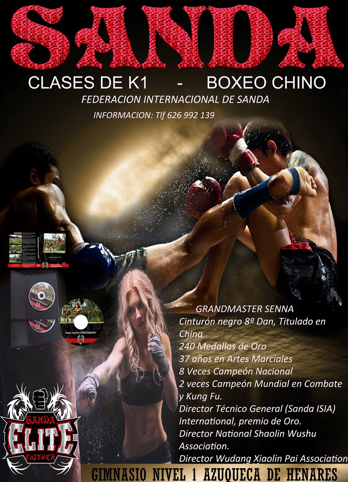 Sanda Boxeo Chino en Azuqueca de Henares ( Gimnasio Nivel Uno)