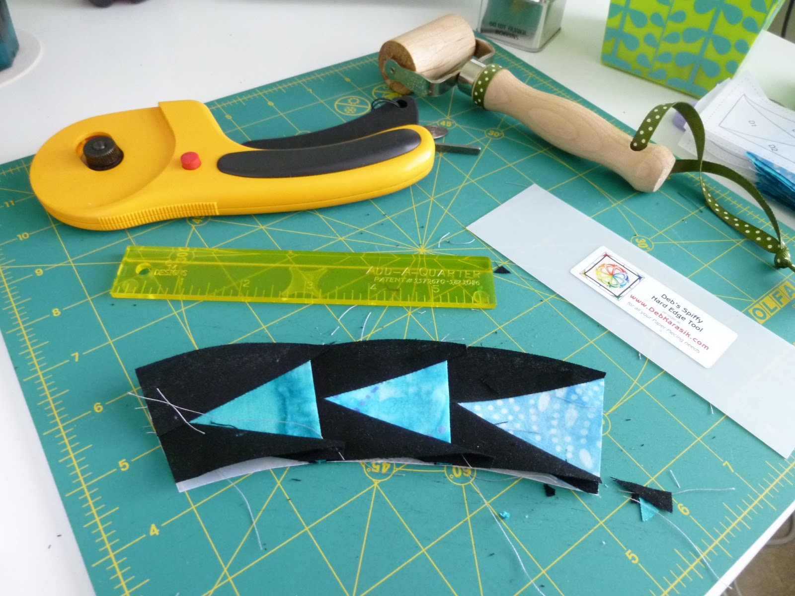 Quixotic Crafter A Little Paper Piecing and Some New (to me) Tools