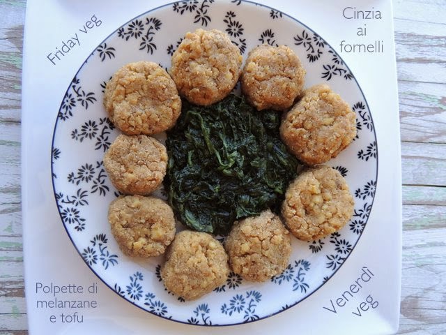 polpette di melanzane e tofu