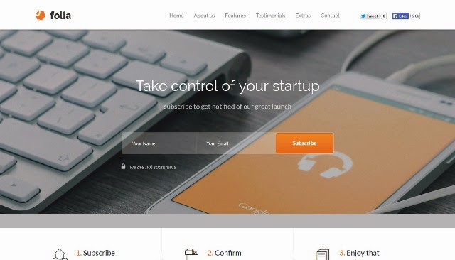 Folia - Landing Pages Pack With Page Builder