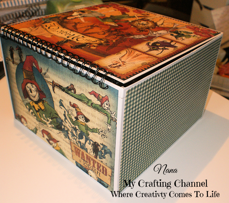 My Crafting Channel Embossing Folder Storage Box