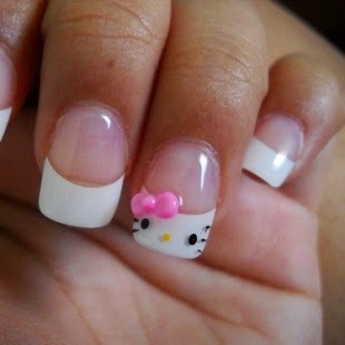 hello kitty nails hello kitty nails