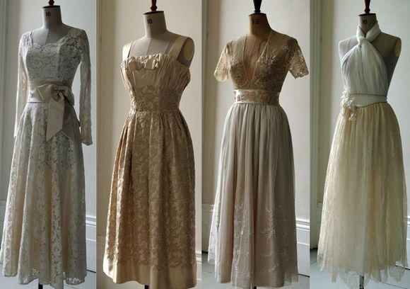 antique lace wedding gowns