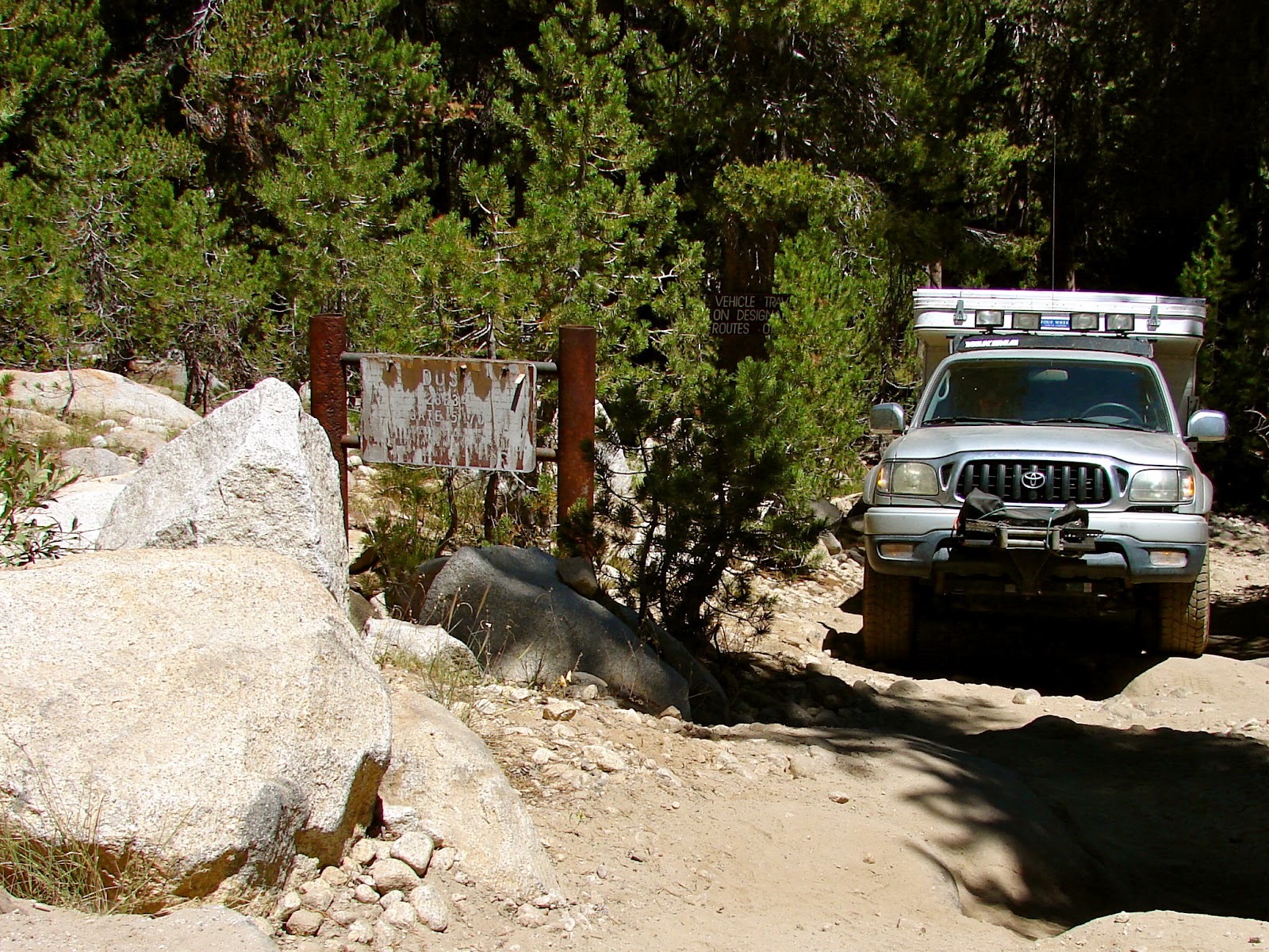 Our Four Wheel Camper Courtright Reservoir, Sierra National Forest