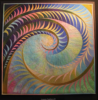 Caryl Bryer Fallert exhibit at Houston Quilt Fest bloominginchintz.blogspot.com