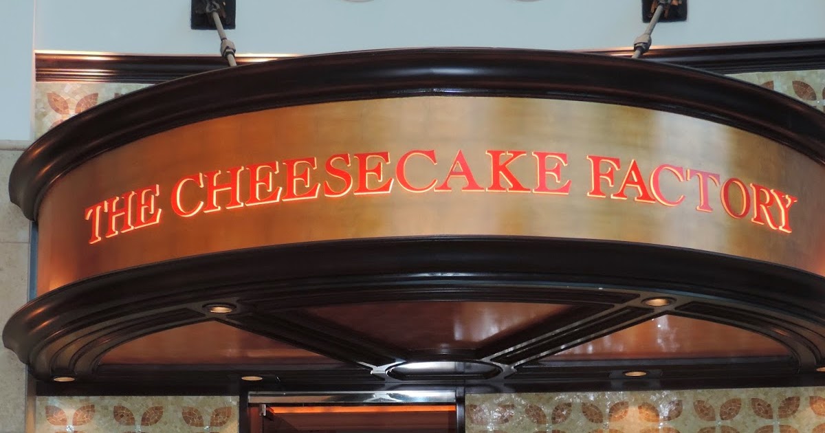 Restaurantes em Orlando The Cheesecake Factory. Viajar hei