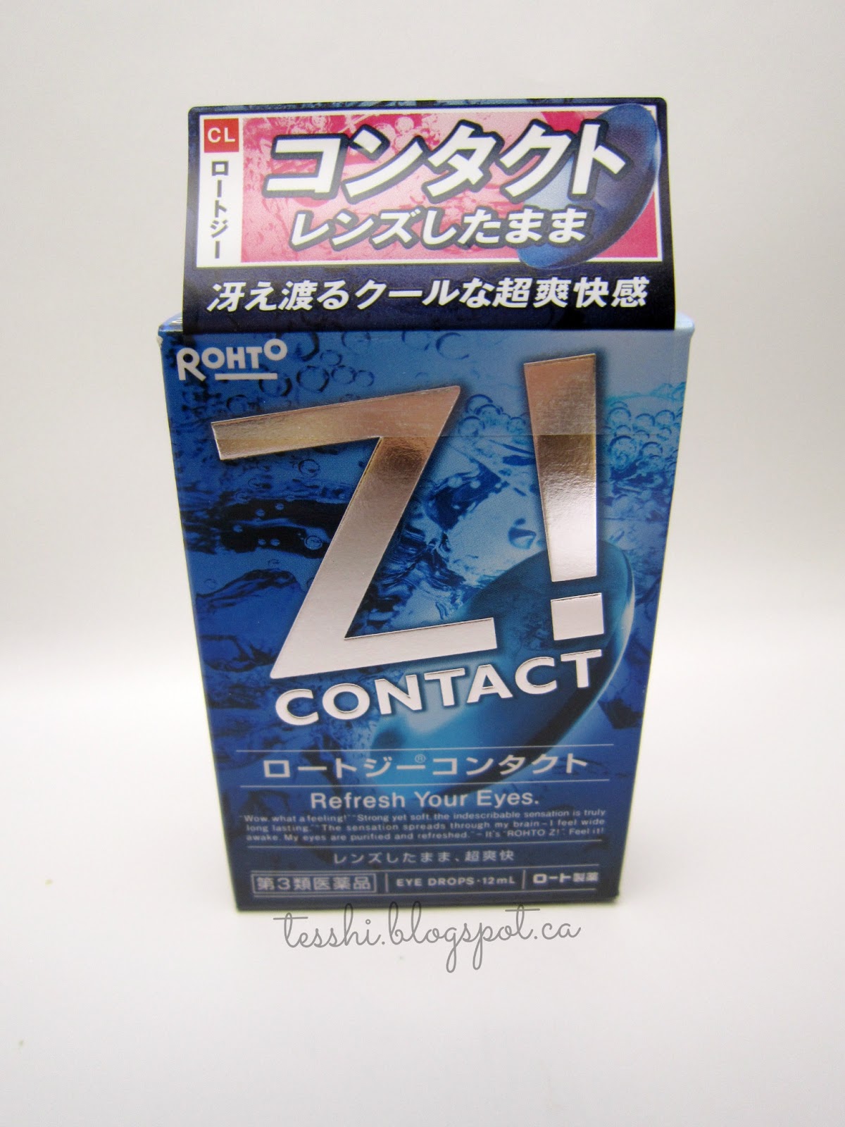 Tesshi テッシ Rohto Z! Contact Review