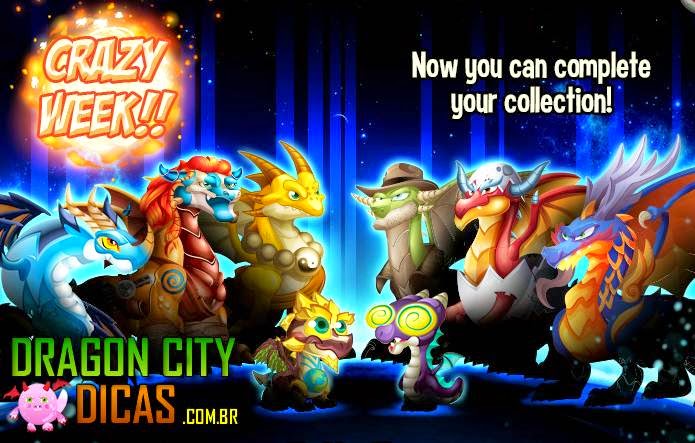 Semana Louca no Dragon City - Nova Promoção Semana Louca no Dragon City - Nova Promoção