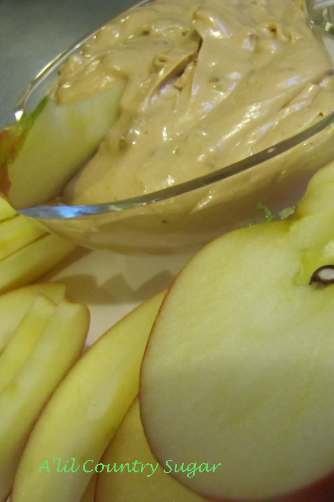 A'lil Country Sugar A Moment Of Silence Peanut Butter Caramel Apple Dip