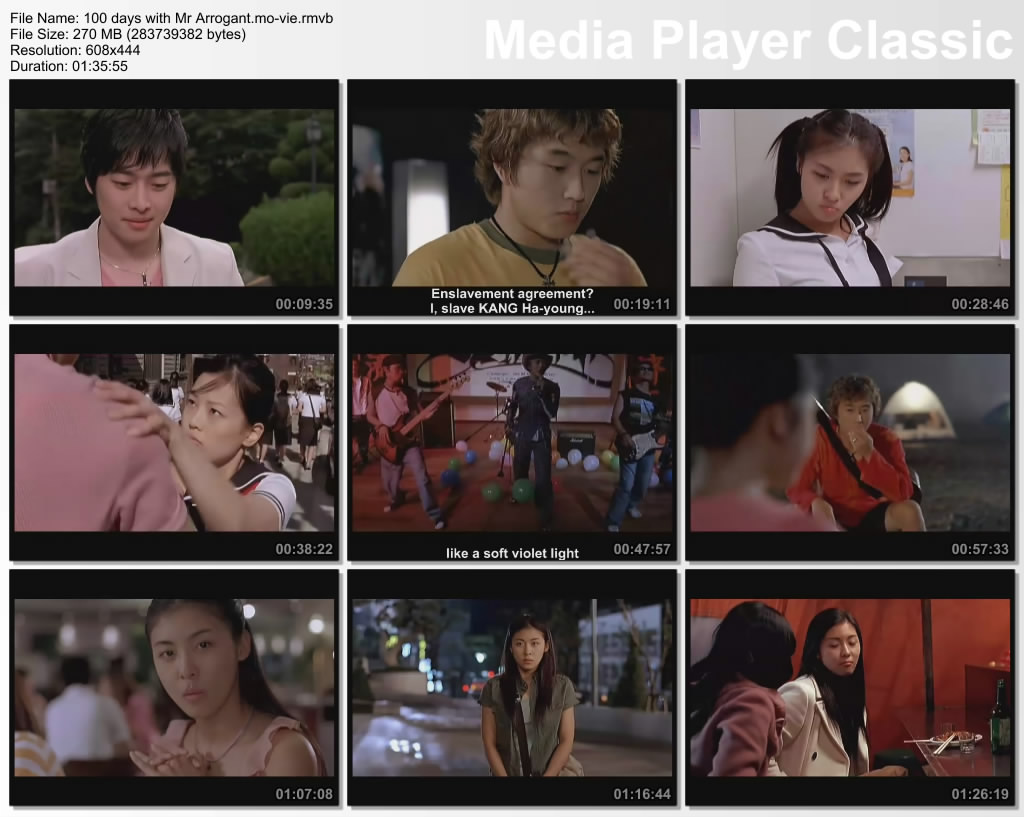 100 Days with Mr. Arrogant [2004][DVDRip][Korean][608-444][270MB
