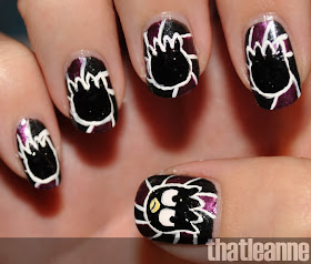 thatleanne: Badtz Maru Nail Art!