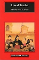 Portada de la novela Abierto toda la noche, de David Trueba