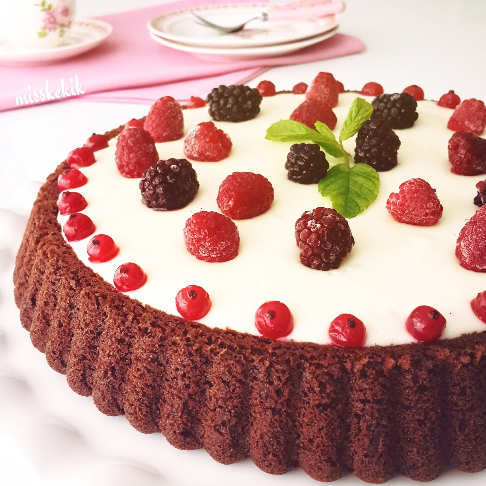 Kremalı Tart Kek