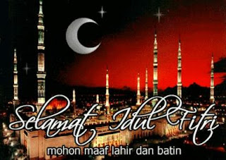 Gambar ucapan selamat idul fitri yang unik