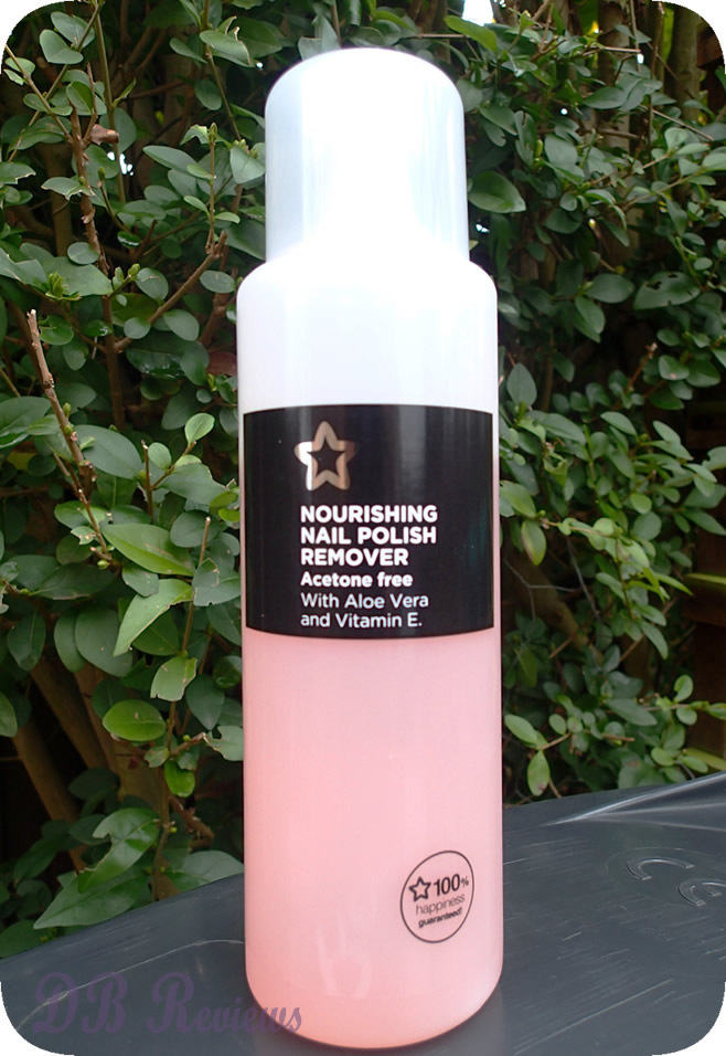 Superdrug Nourishing Nail Polish Remover Acetone Free DB Reviews