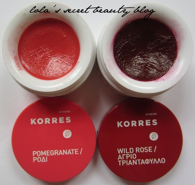 lola's secret beauty blog Korres Lip Butters in Pomegranate & Wild