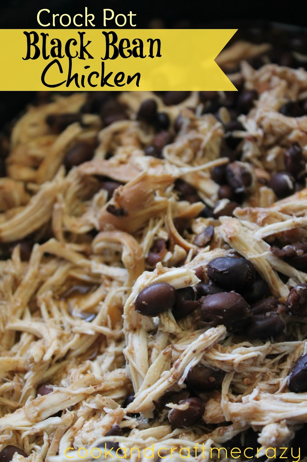 Cook and Craft Me Crazy Crock Pot Black Bean Chicken