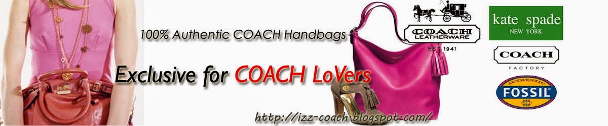 AUTHENTIC COACH HANDBAGS, PURSES, WRISLETS~FROM US TO MALAYSIA