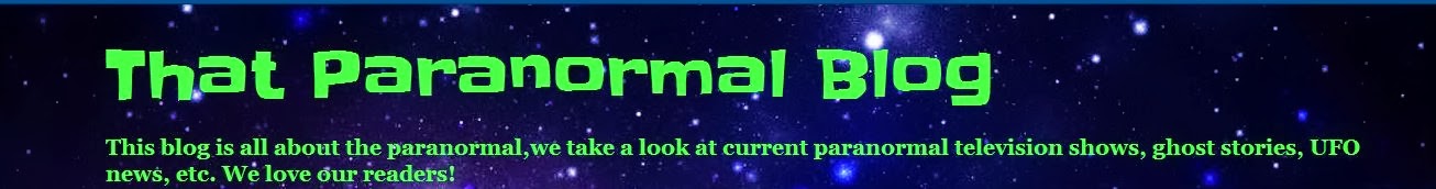 That Paranormal  Blog