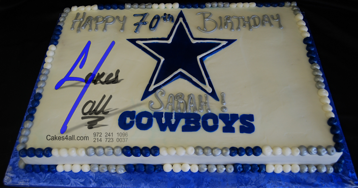 Cakes 4 All In Dallas Cowboys Dallas Nfl Custom Sport