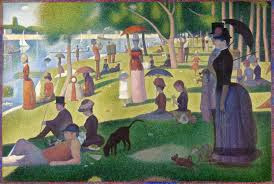 Famous Painting "Sunday Afternoon on the Island of La Grande Jatte" by Georges Pierre Seurat, 1886 Famous Painting "Sunday Afternoon on the Island of La Grande Jatte" by Georges Pierre Seurat, 1886