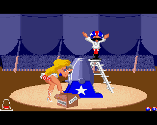 Enjoy the carnival with Fiendish Freddy - Amiga