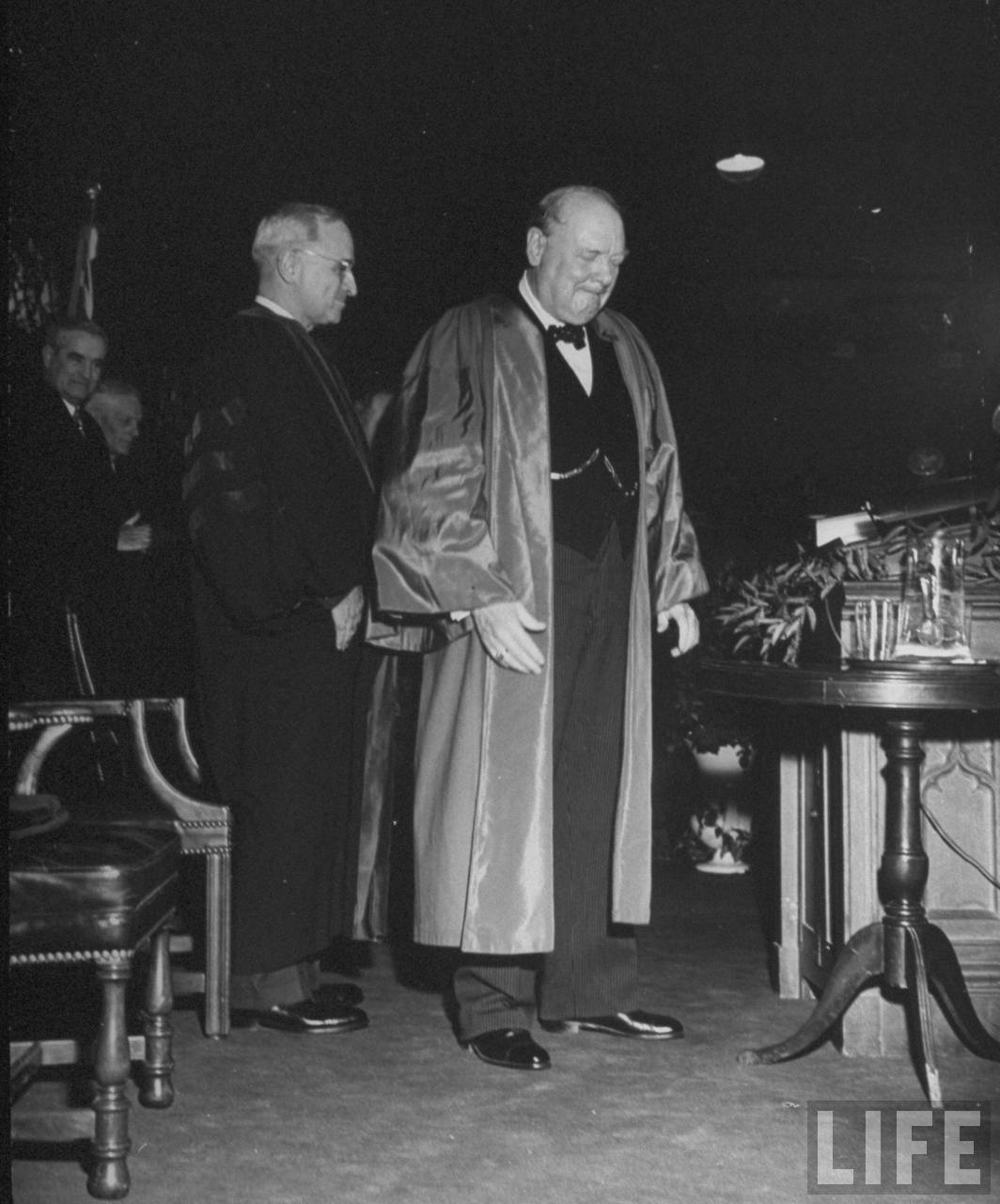 Churchill S Iron Curtain Speech Vintage Everyday