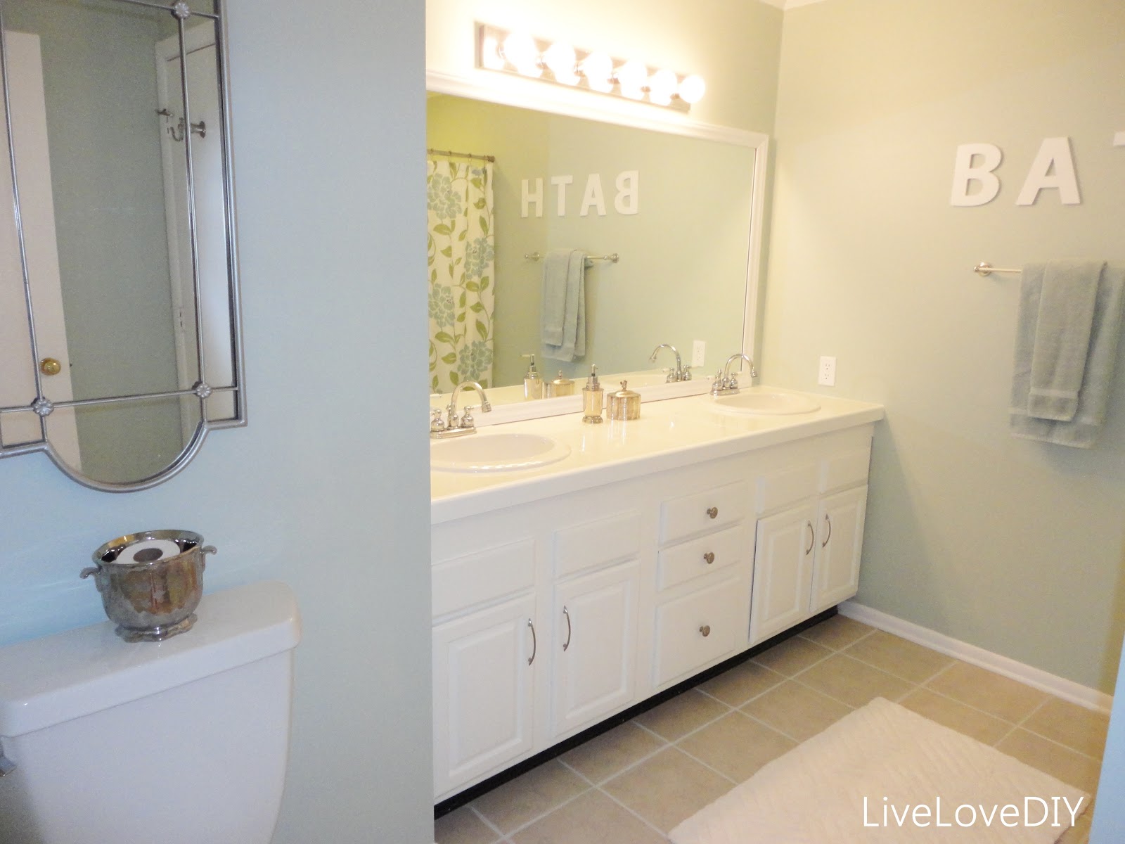 LiveLoveDIY Easy DIY Ideas for Updating Your Bathroom