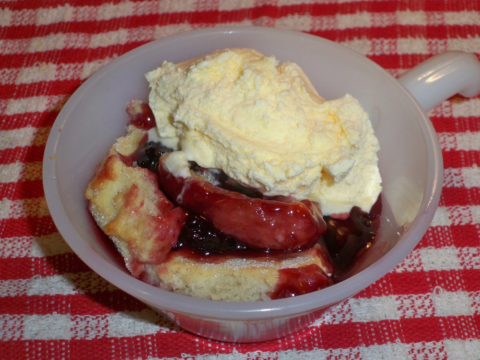 Gramma's in the kitchen ButtermilkCrusted Blackberry Cobbler
