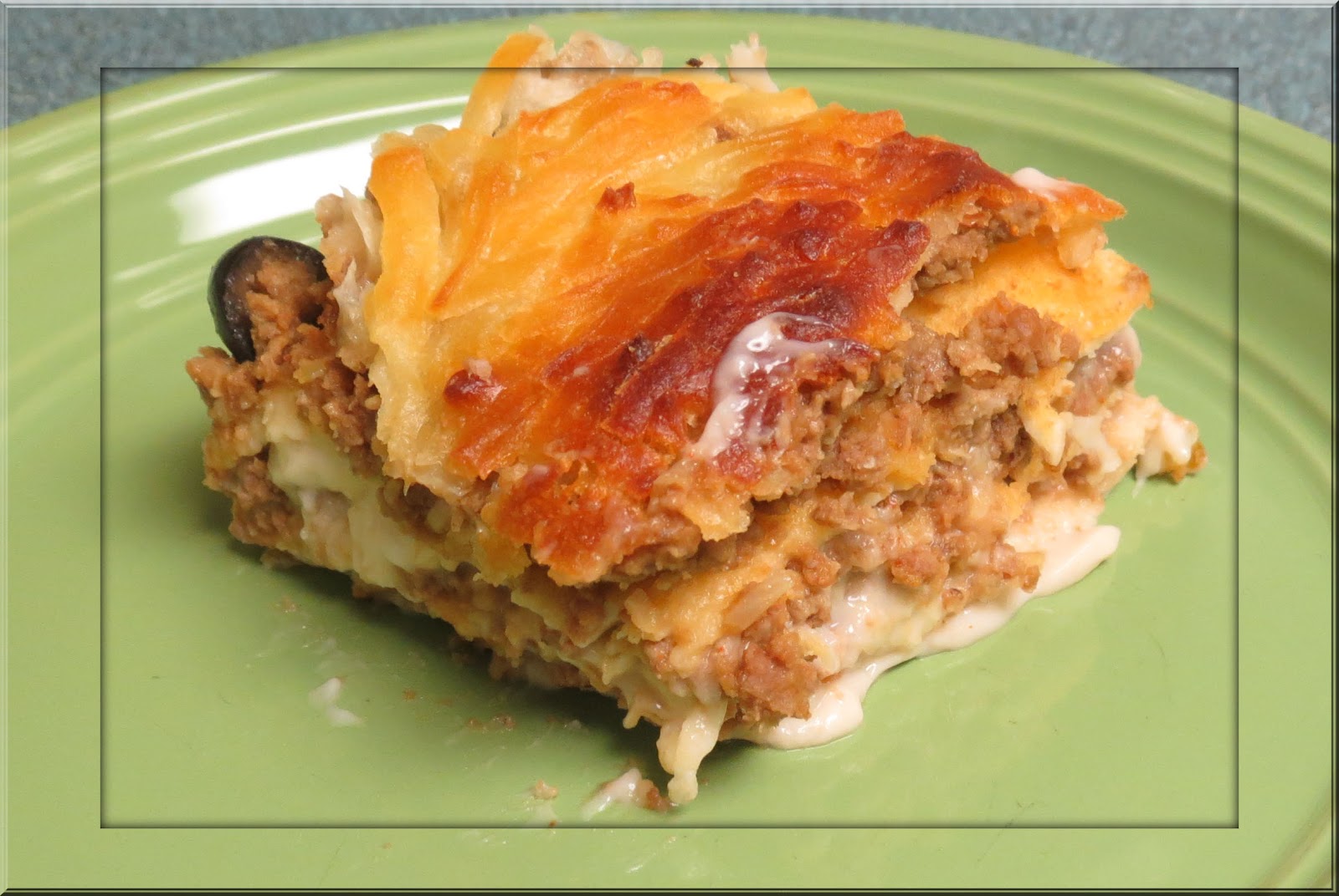 Rebekah's EaTs & TrEaTs Tortilla Taco Bake