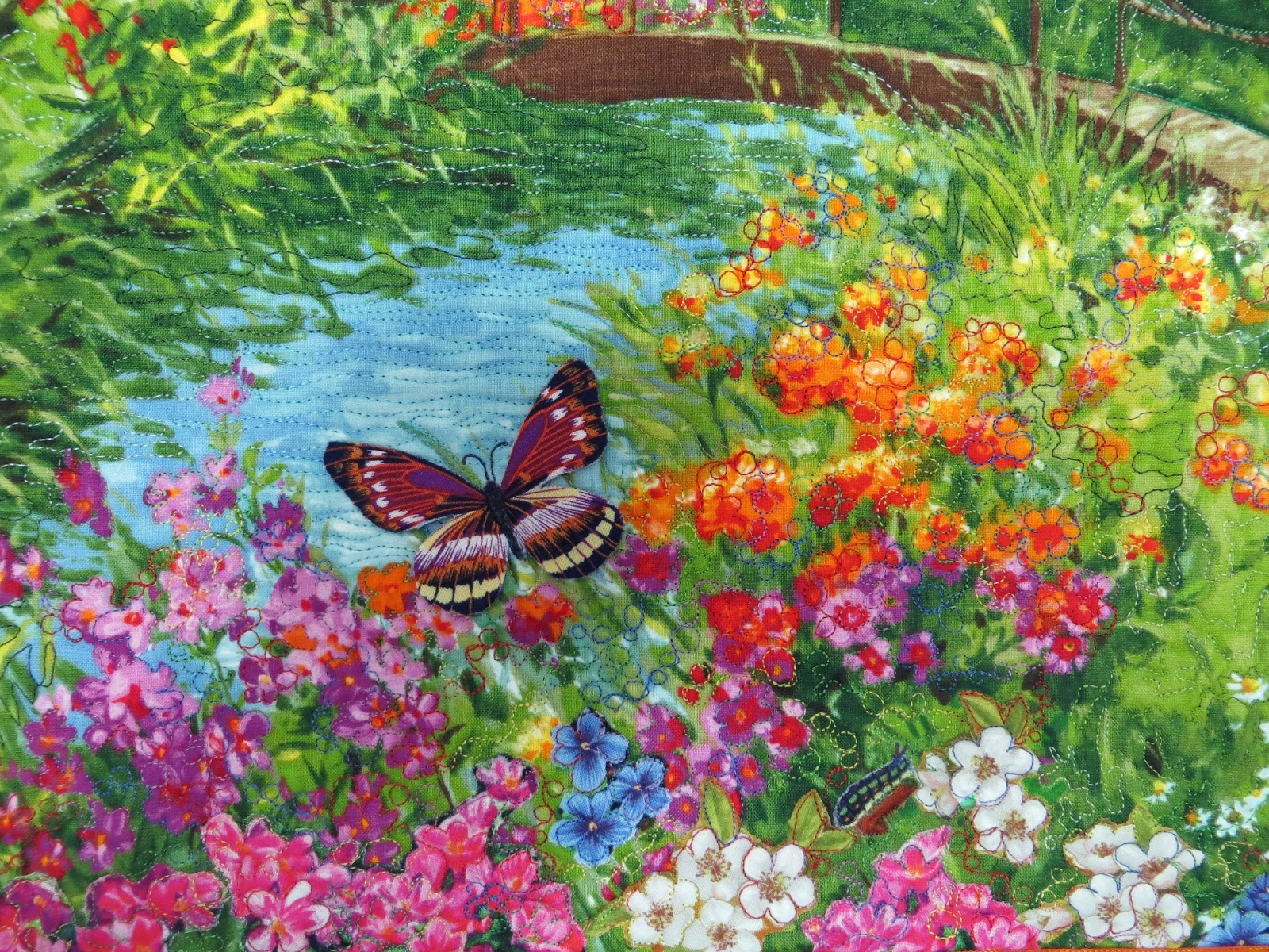 Cathy Geier's Quilty Art Blog Death and Dying and a Quick Quilt