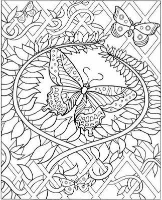 Butterfly Coloring Pages Adults