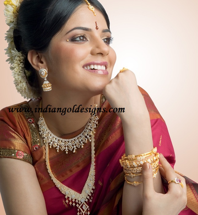 Indian Diamond Jhumkas