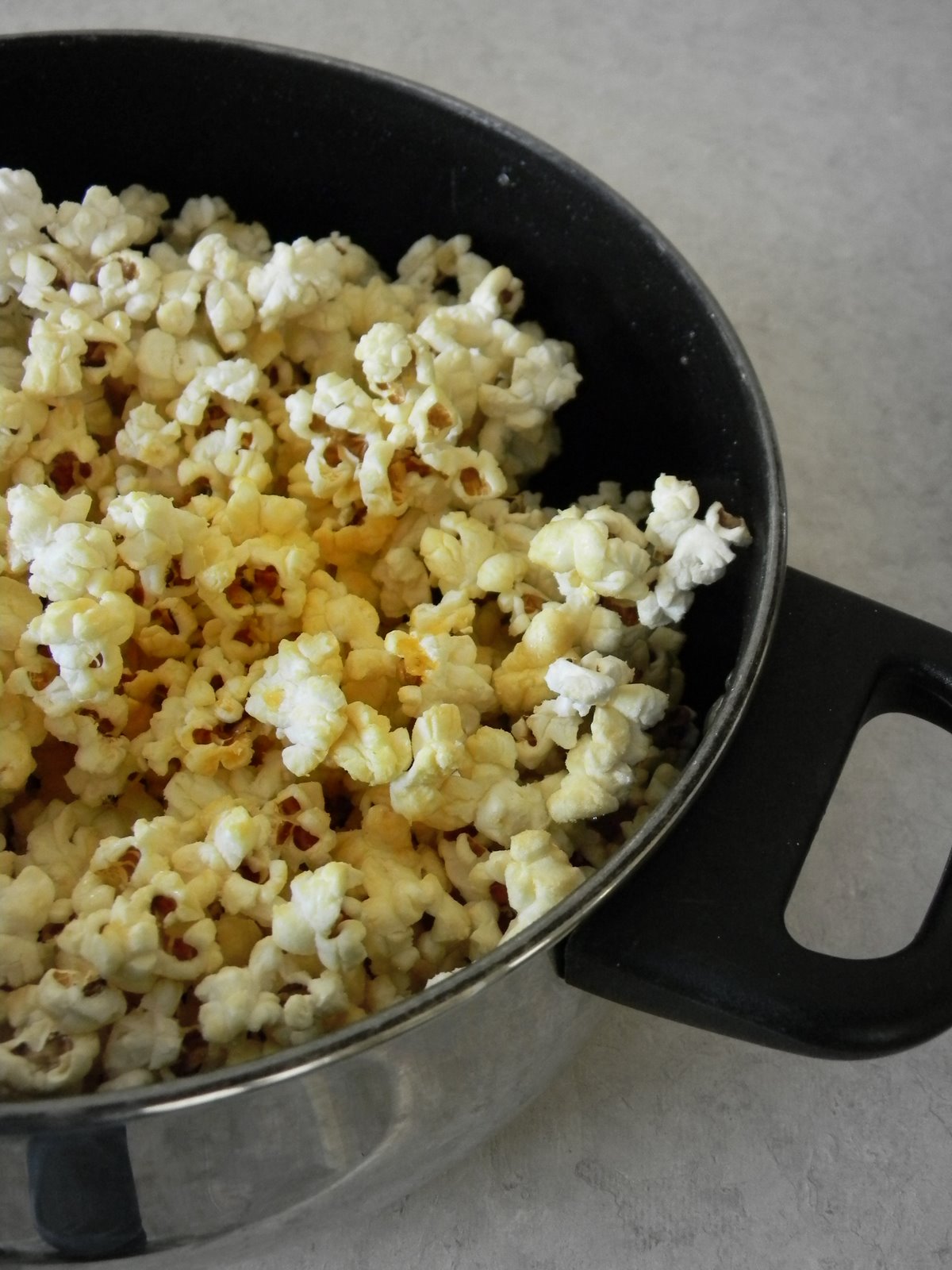 simply homemade Kettle corn....made in a kettle! (sort of)