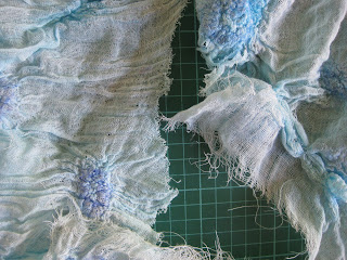 disstressed cheese cloth
